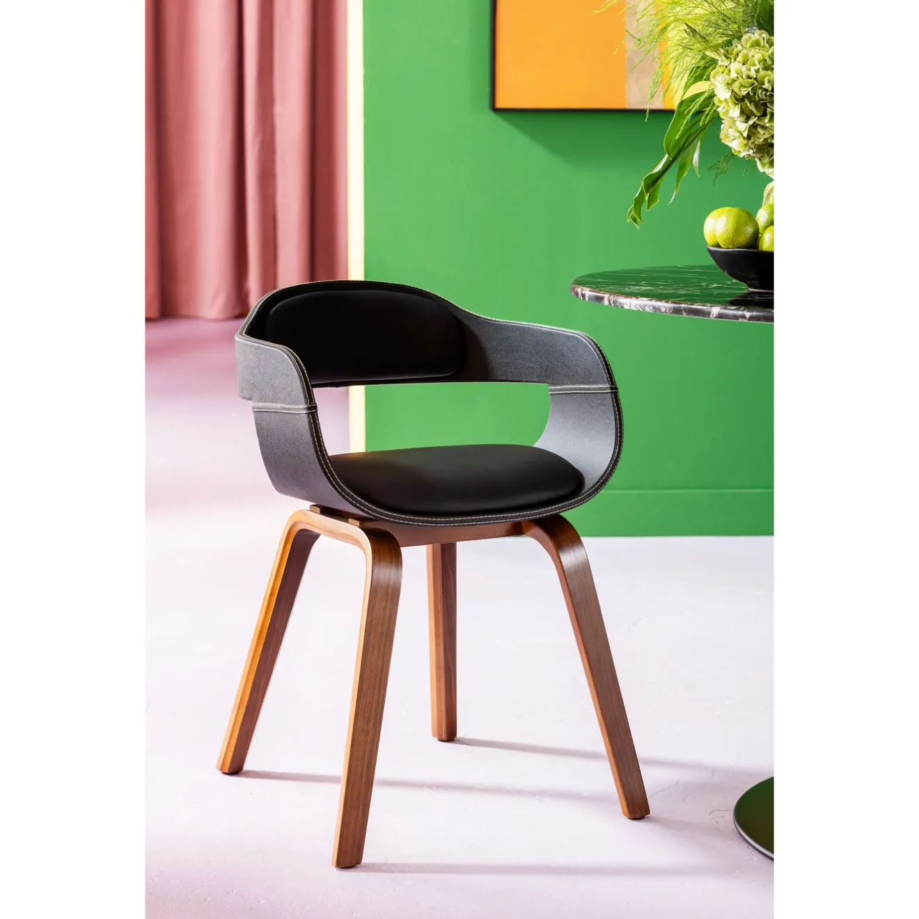 KARE Design Chaises Avec Accoudoirs|Chaise A. Acc. Costa.Noyer