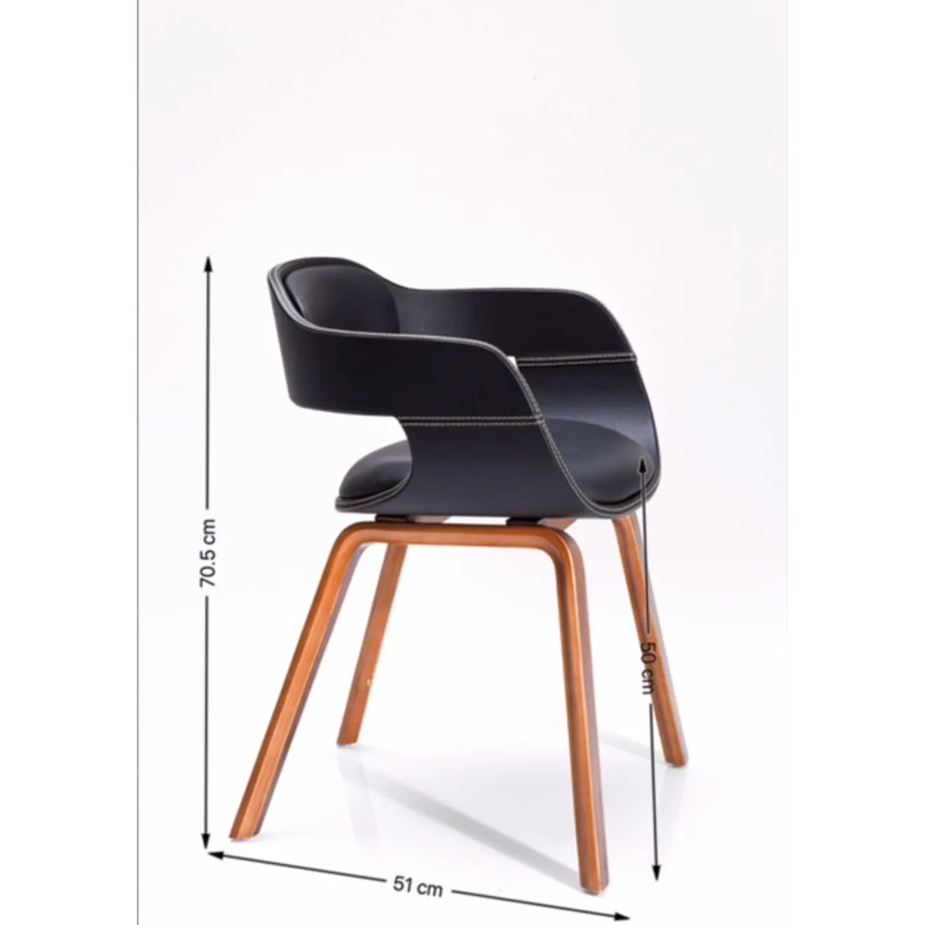 KARE Design Chaises Avec Accoudoirs|Chaise A. Acc. Costa.Noyer