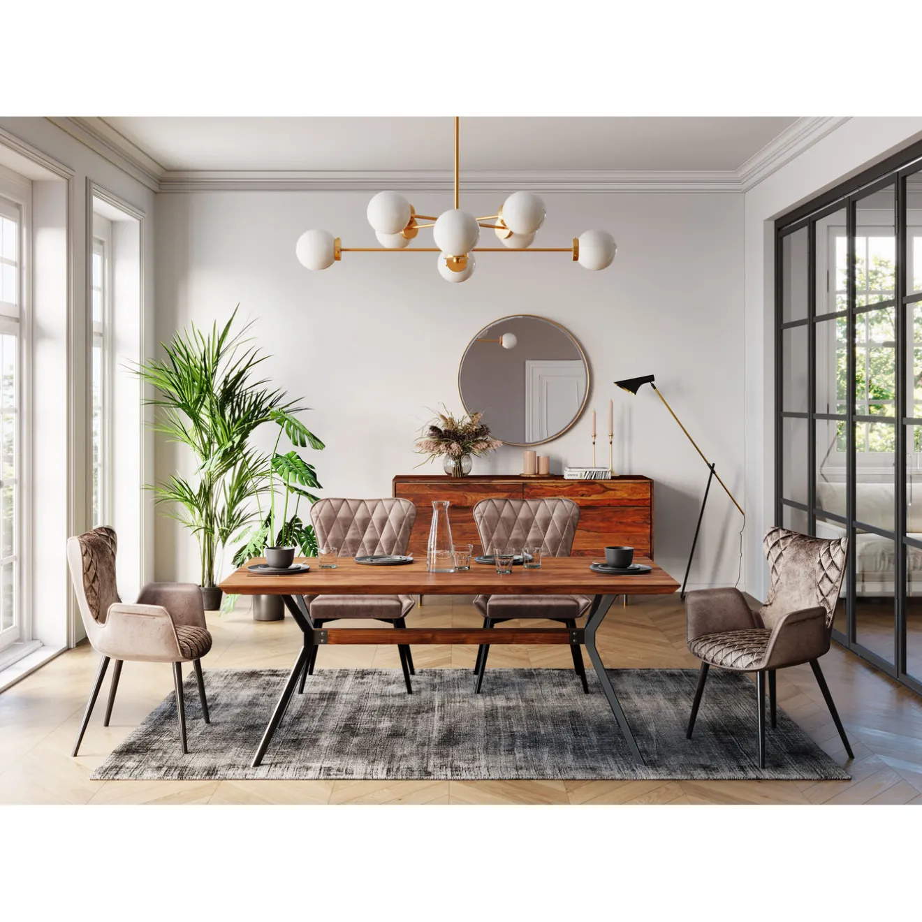 KARE Design Chaises Avec Accoudoirs|Chaise A. Acc. Dream Marron