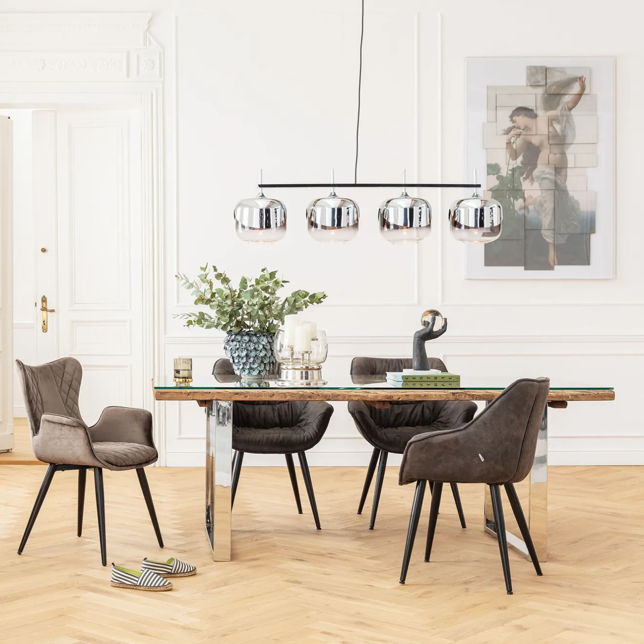 KARE Design Chaises Avec Accoudoirs|Chaise A. Acc. Dream Marron