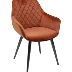 KARE Design Chaises Avec Accoudoirs|Chaise A. Acc. Harry Rouge-Rouille
