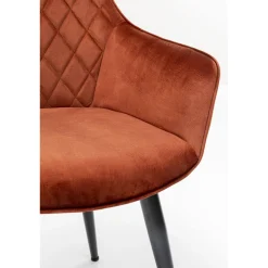KARE Design Chaises Avec Accoudoirs|Chaise A. Acc. Harry Rouge-Rouille