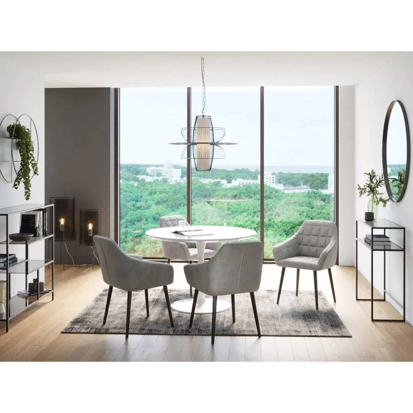 KARE Design Chaises Avec Accoudoirs|Chaise A. Acc. Kim Gris