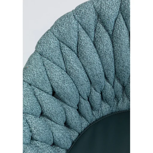 KARE Design Chaises Avec Accoudoirs|Chaise A. Acc. Knot Bleu Petrole