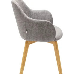 KARE Design Chaises Avec Accoudoirs|Chaise A. Acc. Lady Gris