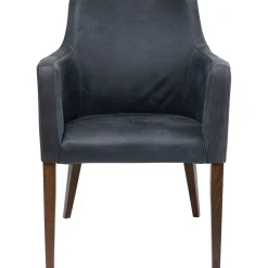 KARE Design Chaises Avec Accoudoirs|Chaise A. Acc. Mode Cuir Anthracite