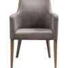 KARE Design Chaises Avec Accoudoirs|Chaise A. Acc. Mode Velours Gris