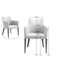 KARE Design Chaises Avec Accoudoirs|Chaise A. Acc. Mode Velours Rose