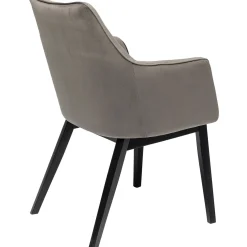 KARE Design Chaises Avec Accoudoirs|Chaise A. Acc. Modino Velours Gris