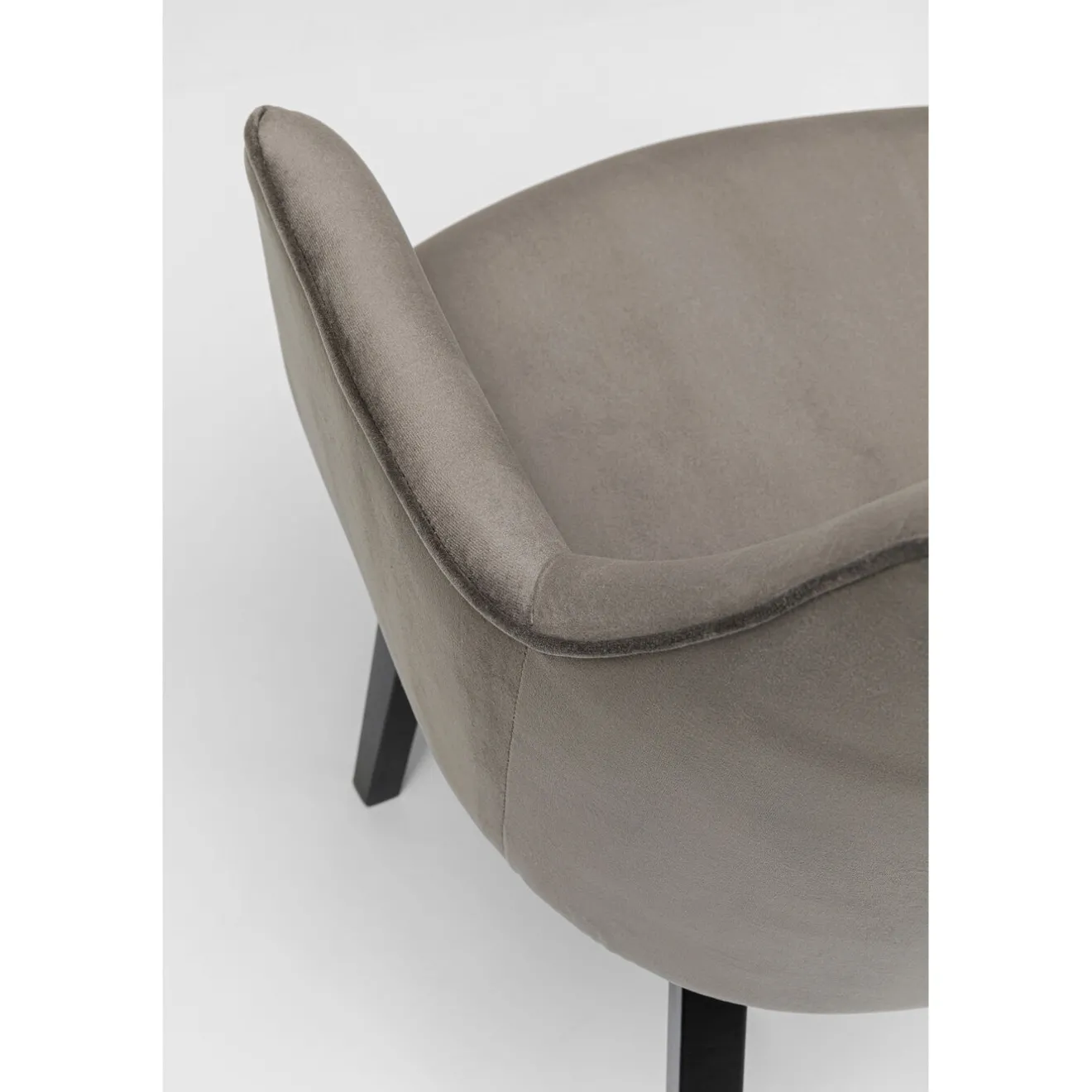 KARE Design Chaises Avec Accoudoirs|Chaise A. Acc. Modino Velours Gris