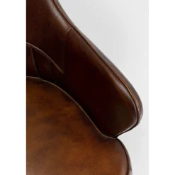 KARE Design Chaises Avec Accoudoirs|Chaise A. Acc. Rumba.Cuir Marron