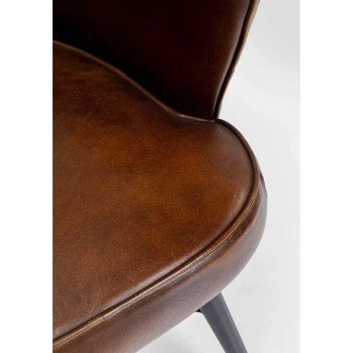 KARE Design Chaises Avec Accoudoirs|Chaise A. Acc. Rumba.Cuir Marron