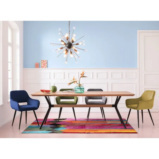 KARE Design Chaises Avec Accoudoirs|Chaise A. Acc. San Francisco Vert Fonce