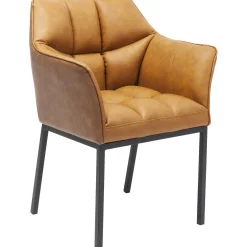 KARE Design Chaises Avec Accoudoirs|Chaise A. Acc. Thinktank Marron