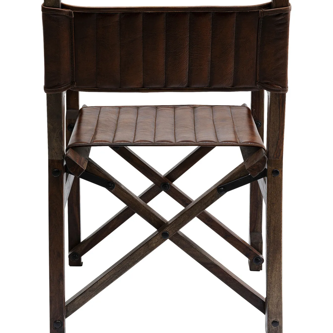 KARE Design Chaises Avec Accoudoirs|Chaise A. Acc. Twist Cuir Marron