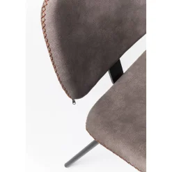 KARE Design Chaises|Chaise Barber Marron