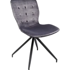 KARE Design Chaises|Chaise Butterfly Gris Fonce