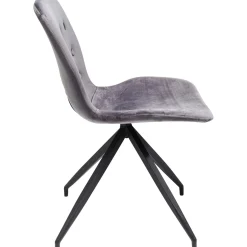 KARE Design Chaises|Chaise Butterfly Gris Fonce