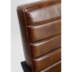 KARE Design Chaises Cantilever|Chaise Cantilever Lola Cuir Marron