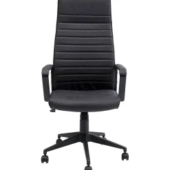 KARE Design Chaise De Bureau|Chaise De Bureau Labora Noir Haut Dossier