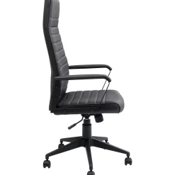 KARE Design Chaise De Bureau|Chaise De Bureau Labora Noir Haut Dossier