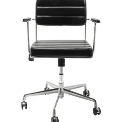 KARE Design Chaise De Bureau|Chaise De Bureau Pivotante Dottore Noir