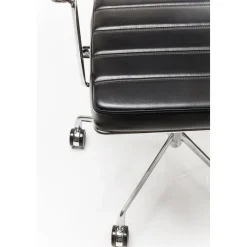 KARE Design Chaise De Bureau|Chaise De Bureau Pivotante Dottore Noir