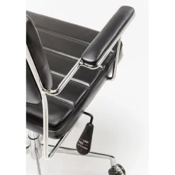 KARE Design Chaise De Bureau|Chaise De Bureau Pivotante Dottore Noir