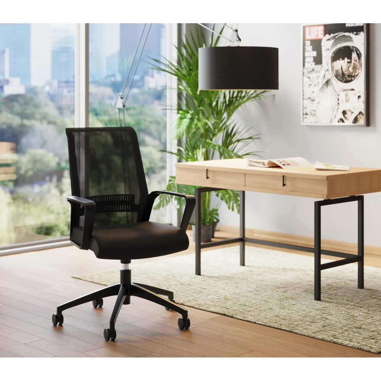 KARE Design Chaise De Bureau|Chaise De Bureau Pivotante Max Noir