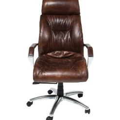 KARE Design Chaise De Bureau|Chaise De Bureau Pivotante Cigar Lounge
