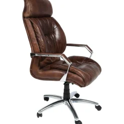 KARE Design Chaise De Bureau|Chaise De Bureau Pivotante Cigar Lounge