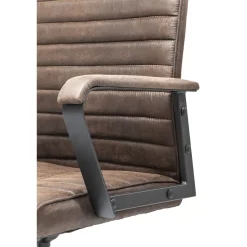 KARE Design Chaise De Bureau|Chaise De Bureau Pivotante Labora Marron