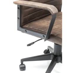 KARE Design Chaise De Bureau|Chaise De Bureau Pivotante Labora Marron