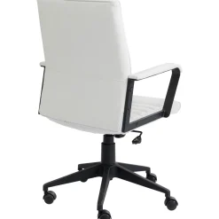 KARE Design Chaise De Bureau|Chaise De Bureau Pivotante Labora Blanc