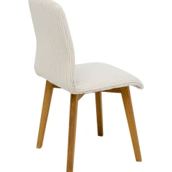 KARE Design Chaises|Chaise Lara Velours Cotele Creme