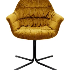 KARE Design Chaises Pivotantes|Chaise Pivotante Colmar Jaune