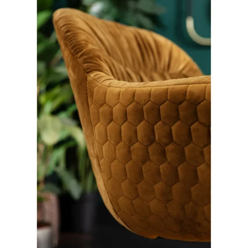 KARE Design Chaises Pivotantes|Chaise Pivotante Colmar Jaune