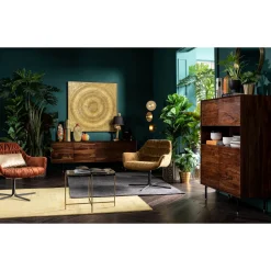KARE Design Chaises Pivotantes|Chaise Pivotante Colmar Jaune