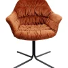KARE Design Chaises Pivotantes|Chaise Pivotante Colmar Rouge