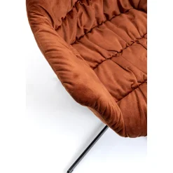 KARE Design Chaises Pivotantes|Chaise Pivotante Colmar Rouge