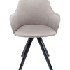 KARE Design Chaises Pivotantes|Chaise Pivotante Lady Loco Taupe