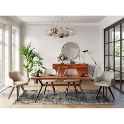 KARE Design Chaises Pivotantes|Chaise Pivotante Lady Loco Taupe