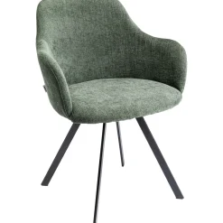KARE Design Chaises Pivotantes|Chaise Pivotante Lady Loco Coco Vert