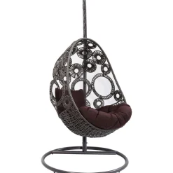 KARE Design Autres Meubles Extérieurs|Chaise Suspendue Ibiza Marron