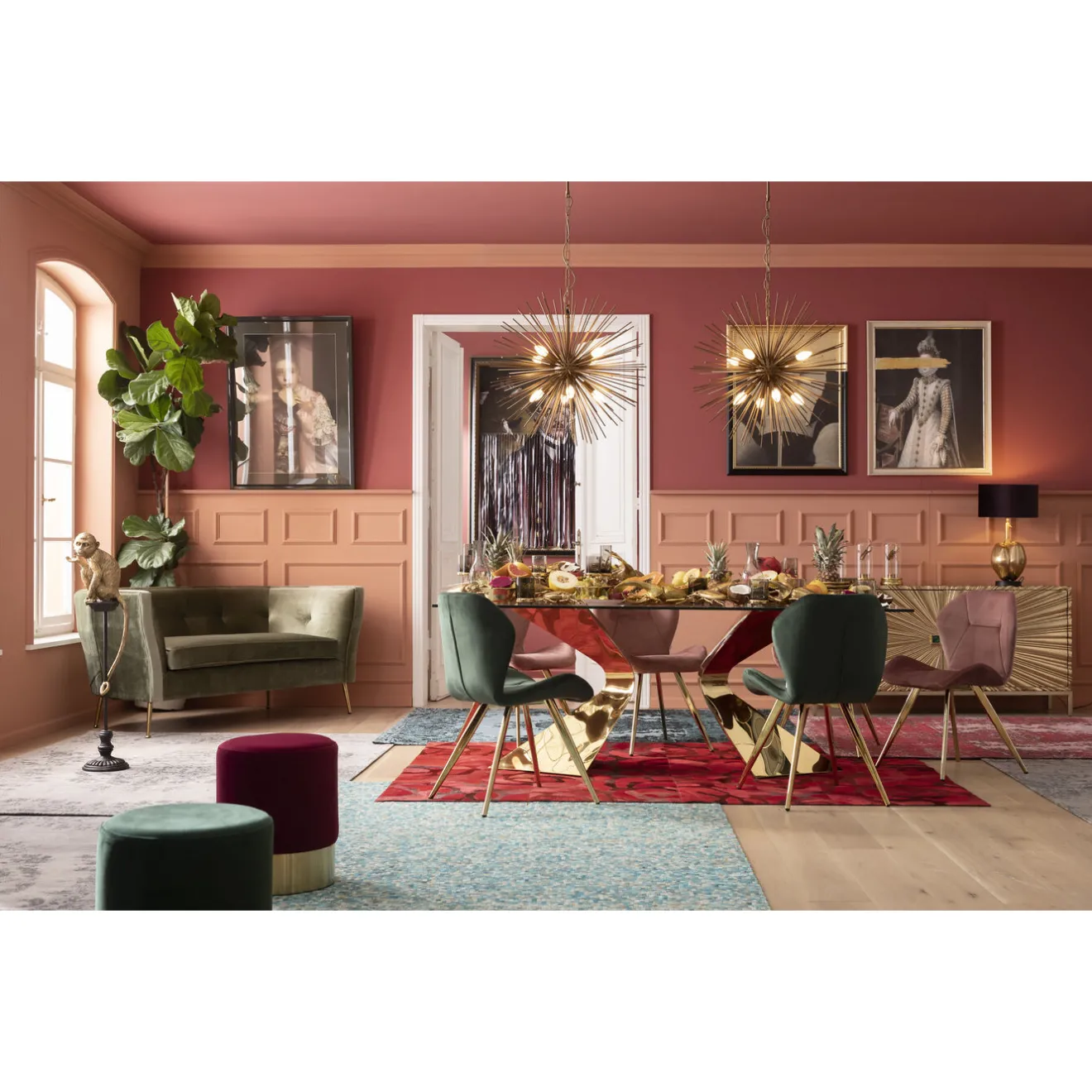 KARE Design Chaises|Chaise Viva Vert