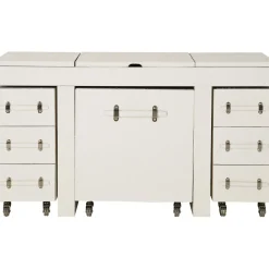 KARE Design Coiffeuses|Coiffeuse Diva Croco Blanche (4 Pcs)