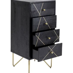 KARE Design Commodes|Commode Gold Vein 4 Tiroirs 40X88Cm