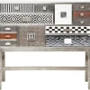 KARE Design Buffets Hauts|Commode Haute Chalet Argent 13 Tiroirs