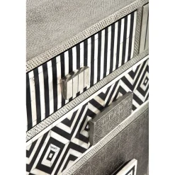 KARE Design Buffets Hauts|Commode Haute Chalet Argent 13 Tiroirs