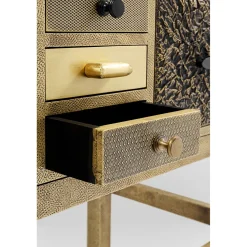 KARE Design Buffets Hauts|Commode Haute Chalet Dore 13 Tiroirs